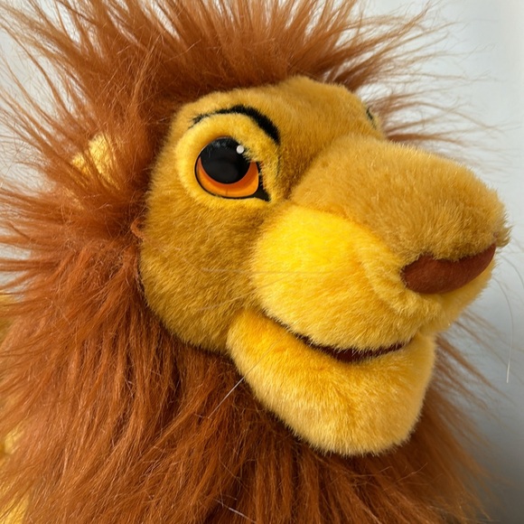 Vintage Disney Store The Lion King Adult Simba Plush Hand Puppet 24” - Picture 6 of 6